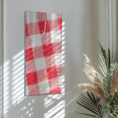 Vertikale Uhr Tischdecke