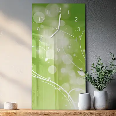 Wanduhr mit motiv vertikal Muster
