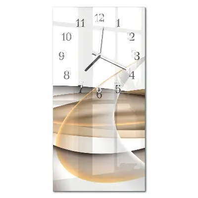 Moderne wanduhr vertikal Abstraktion