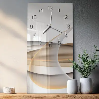 Moderne wanduhr vertikal Abstraktion