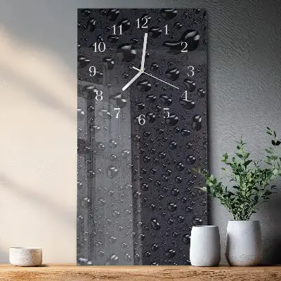 Wanduhr mit motiv vertikal Tropfen