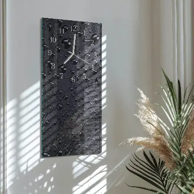 Wanduhr mit motiv vertikal Tropfen