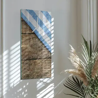 Moderne wanduhr vertikal Tischdecke