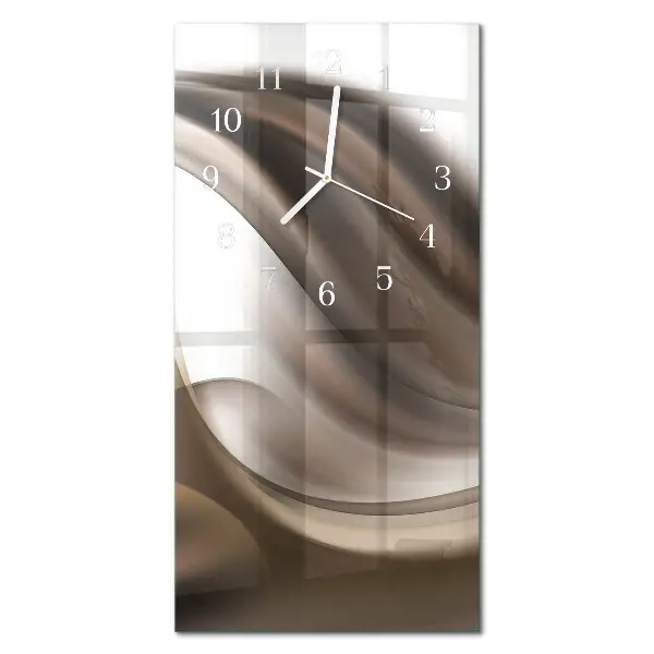 Moderne wanduhr vertikal Muster