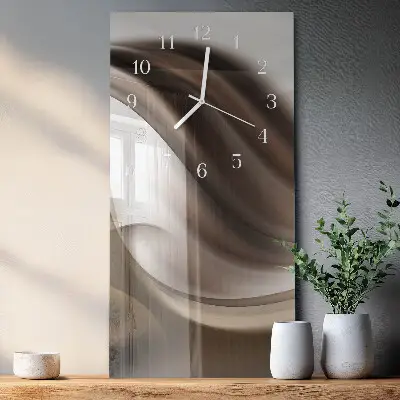 Moderne wanduhr vertikal Muster
