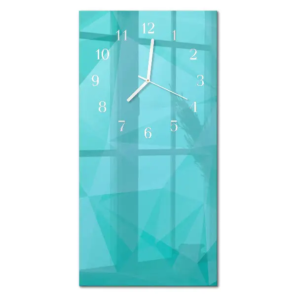 Wanduhr mit motiv vertikal Muster