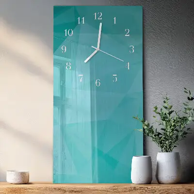 Wanduhr mit motiv vertikal Muster