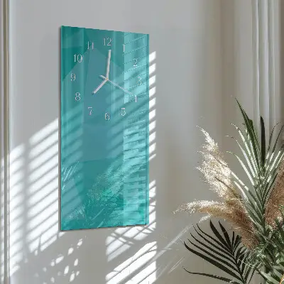 Wanduhr mit motiv vertikal Muster