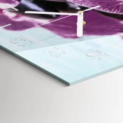 Wanduhr mit motiv vertikal Eine Idee für Orchideen