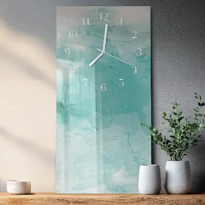 Wanduhr mit motiv vertikal Wand