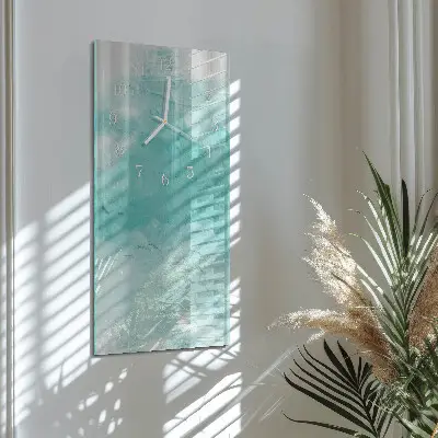 Wanduhr mit motiv vertikal Wand