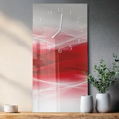 Wanduhr design ausgefallen vertikal Abstraktion