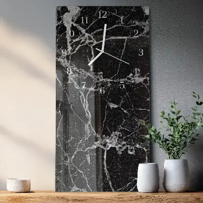 Vertikale glas wanduhr Muster