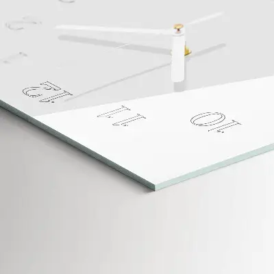 Wanduhr mit motiv vertikal Abstraktion