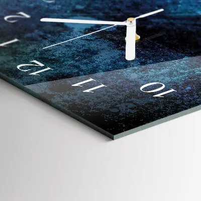 Wanduhr mit motiv vertikal Muster