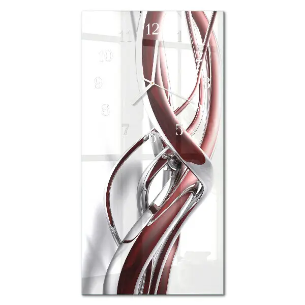 Moderne wanduhr vertikal Muster