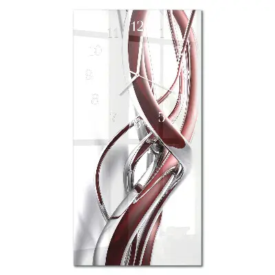 Moderne wanduhr vertikal Muster