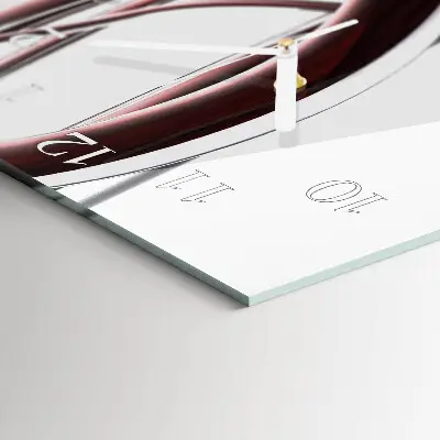 Moderne wanduhr vertikal Muster