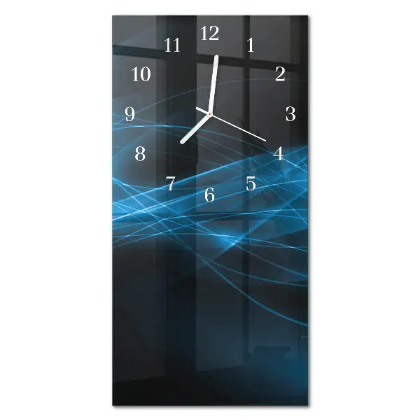 Wanduhr design ausgefallen vertikal Abstraktion