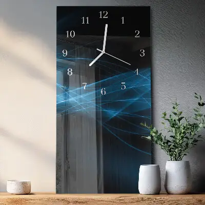Wanduhr design ausgefallen vertikal Abstraktion