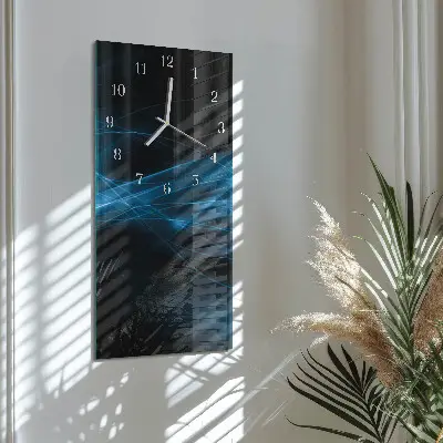 Wanduhr design ausgefallen vertikal Abstraktion