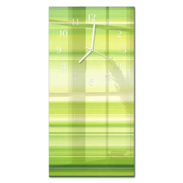 Vertikale glas wanduhr Muster