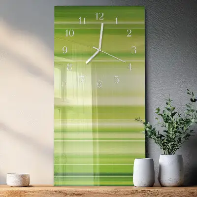 Vertikale glas wanduhr Muster