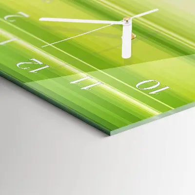 Vertikale glas wanduhr Muster
