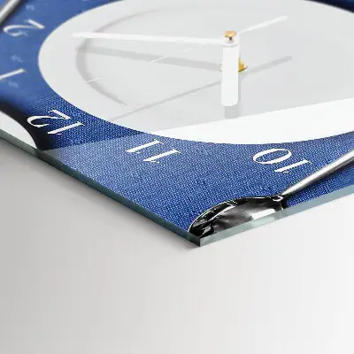 Moderne wanduhr vertikal Platte