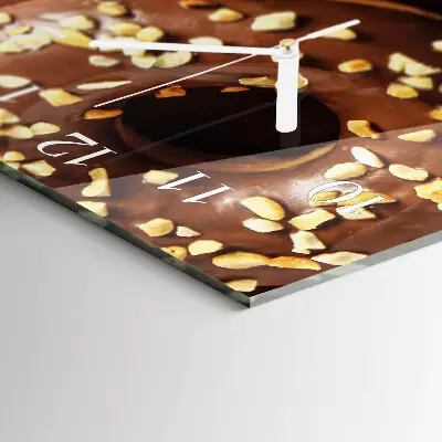 Wanduhr design ausgefallen vertikal Donuts