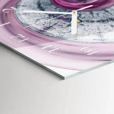 Wanduhr design ausgefallen vertikal Wirbel
