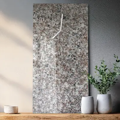 Vertikale Uhr Graphit