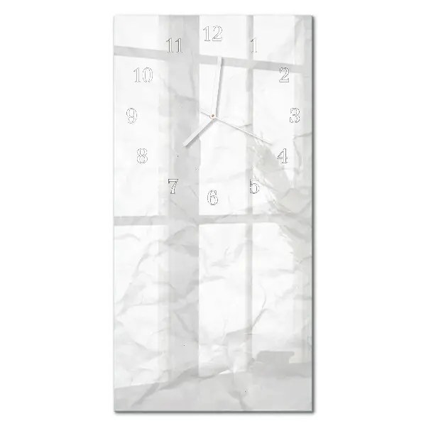 Wanduhr mit motiv vertikal Papier