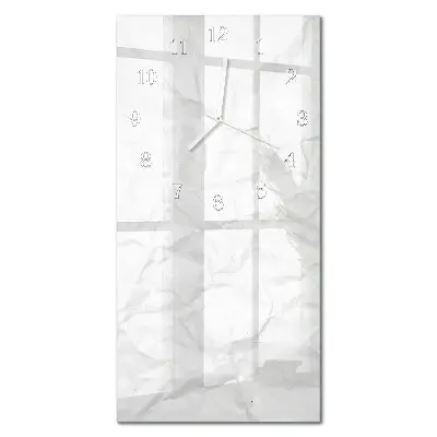 Wanduhr mit motiv vertikal Papier