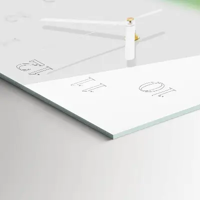 Vertikale glas wanduhr Muster