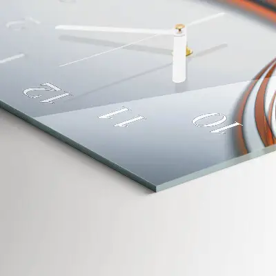 Wanduhr mit motiv vertikal Muster