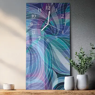 Moderne wanduhr vertikal Abstraktion