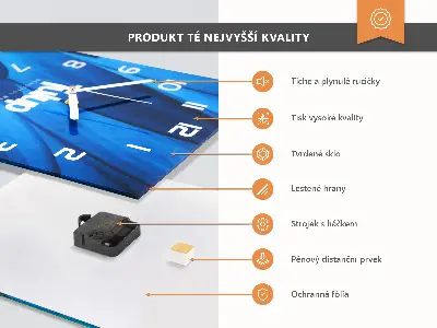 Wanduhr design ausgefallen vertikal Leuchtturm