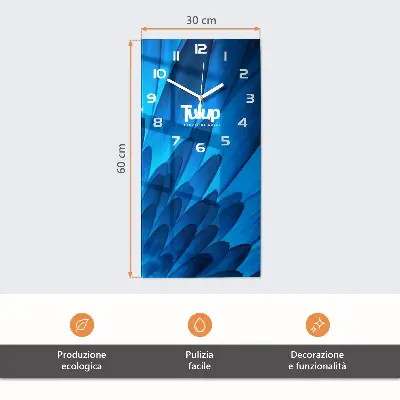 Vertikale Uhr Pfeffer