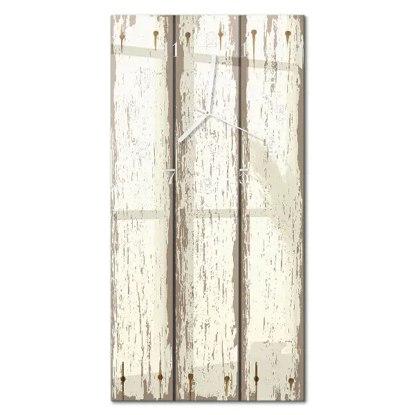 Vertikale Uhr Holzbretter
