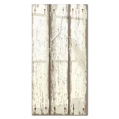 Vertikale Uhr Holzbretter