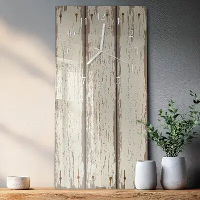 Vertikale Uhr Holzbretter