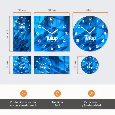 Vertikale Uhr Holzbretter