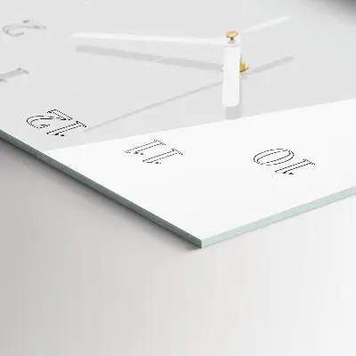 Wanduhr mit motiv vertikal Lila Vorhang