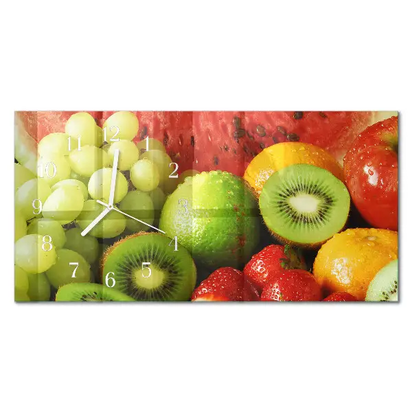 Wanduhr aus glas horizontal Fruchtprodukte