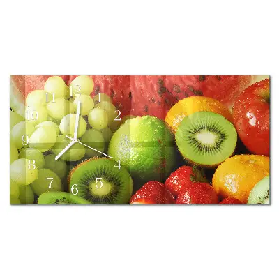 Wanduhr aus glas horizontal Fruchtprodukte