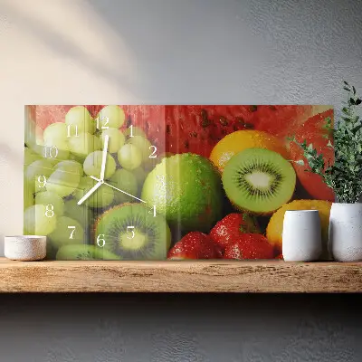 Wanduhr aus glas horizontal Fruchtprodukte