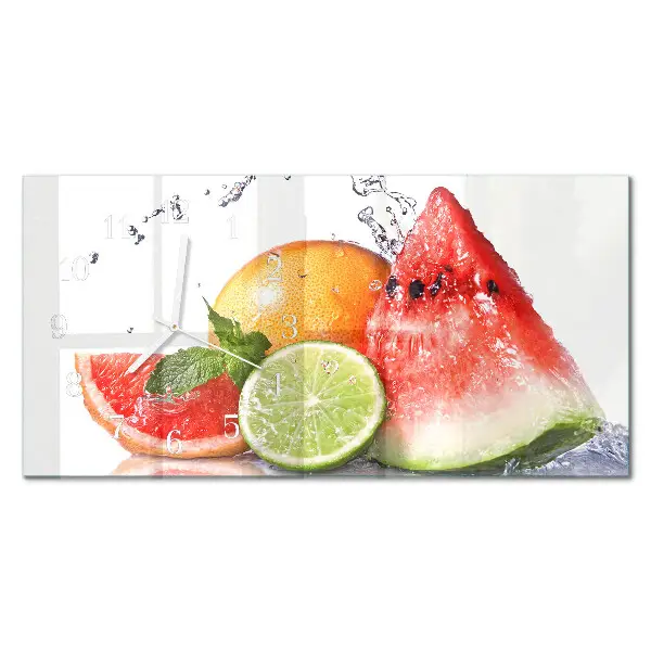 Glasuhr horizontal Saftige Ernte