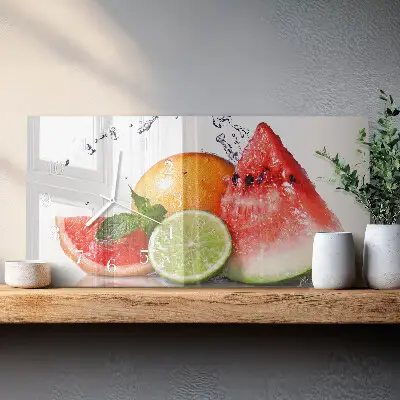 Glasuhr horizontal Saftige Ernte