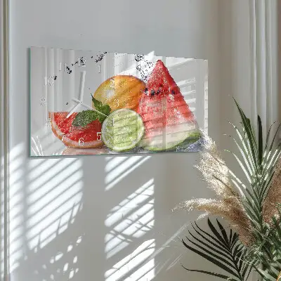 Glasuhr horizontal Saftige Ernte